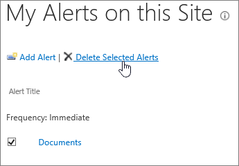 حذف Alert در شیرپوینت